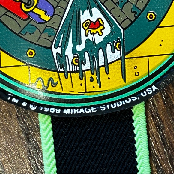 Vintage 1989 Teenage Mutant Ninja Turtles Donatello Child Sized Suspenders - Picture 5 of 8